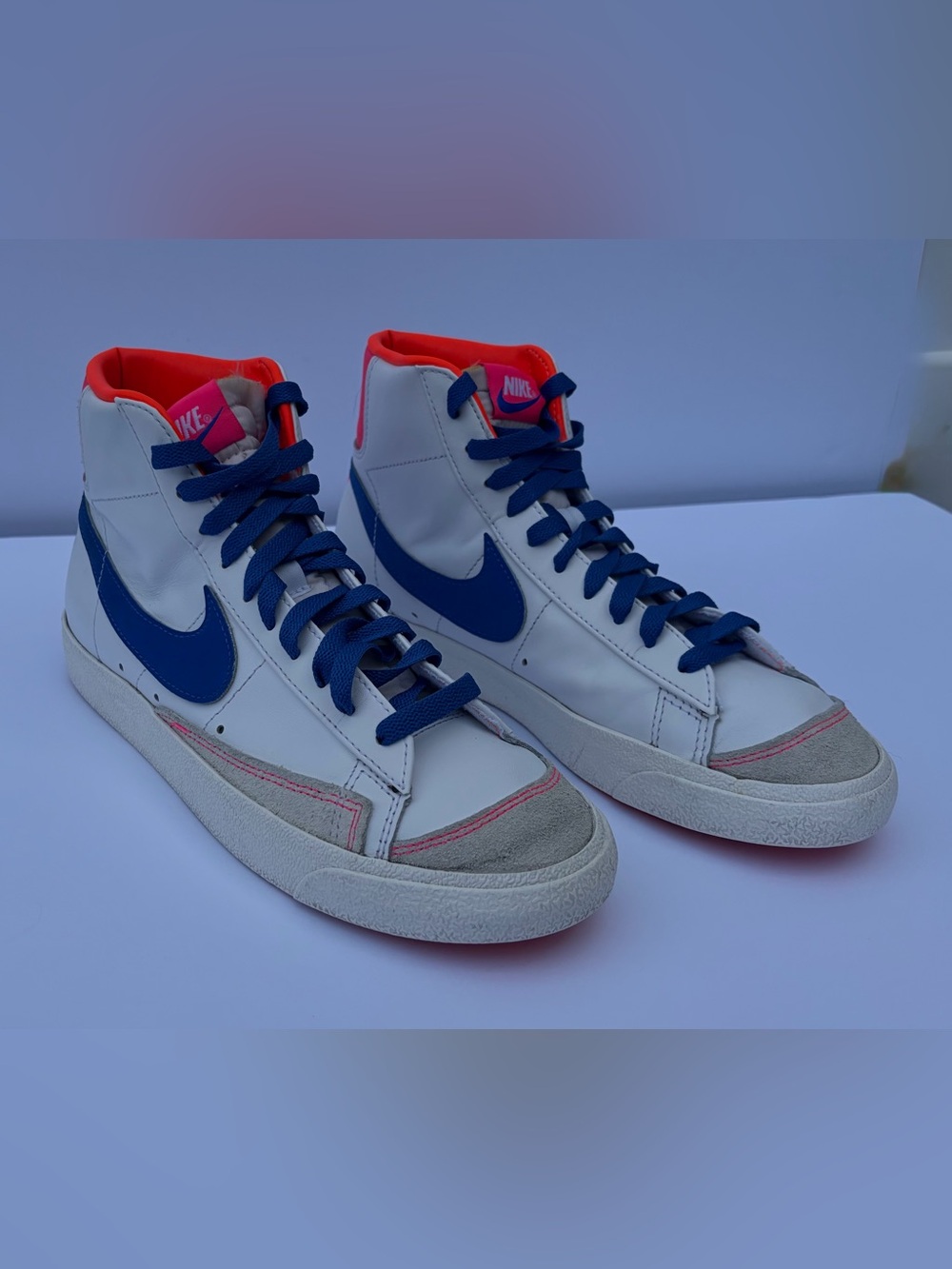 💙💓Nike Blazer Mid 77 ACG Women’s White Hyper Pink Racer Blue DO1162-100 Size 9